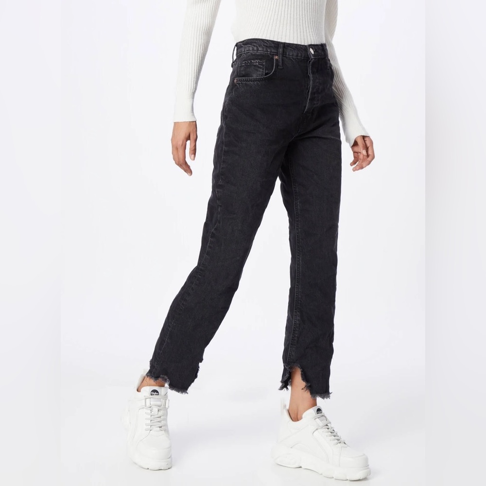 Free People - We The Free TAPERED BAGGY BOYFRIEND IN MID-CENTURY PANTHER/Size 28